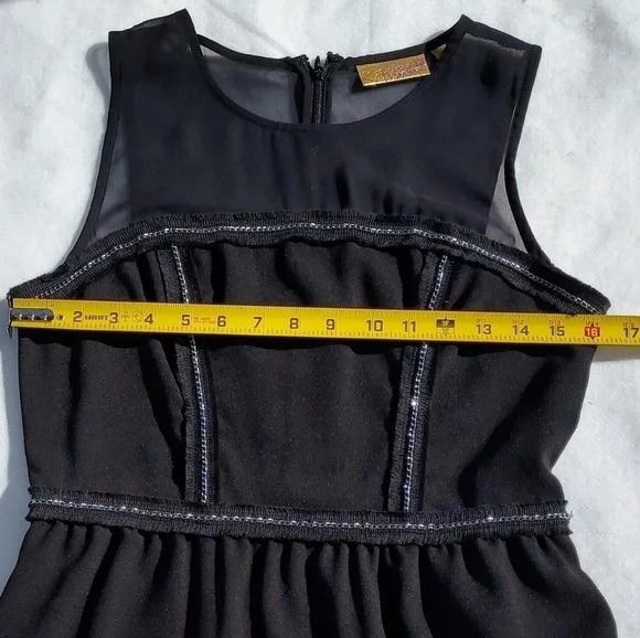 NWT Vera Wang Junior Princess Dress Size 7 Black - Picture 9 of 11